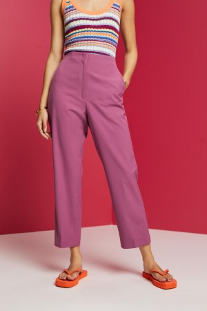 Dámské Blejzry Esprit Pants Woven Fialové | XWG259718