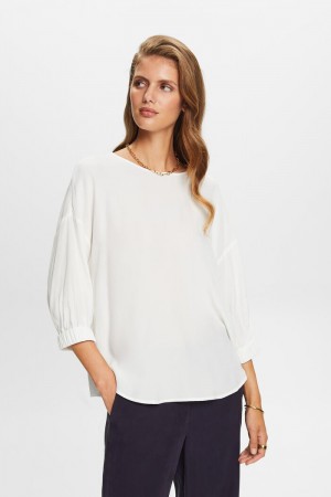 Dámské Blouses Esprit Loose Fit Bílé | CWD812643