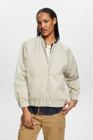 Dámské Bundy Esprit Loose Fit Bomber Zelene | FNU861520