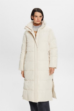 Dámské Kabáty Esprit Puffer Bílé | LQF923785