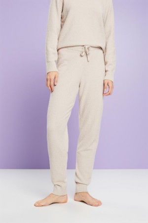 Dámské Noční Prádlo Esprit Fuzzy Loungewear Hnědé | JWT410572