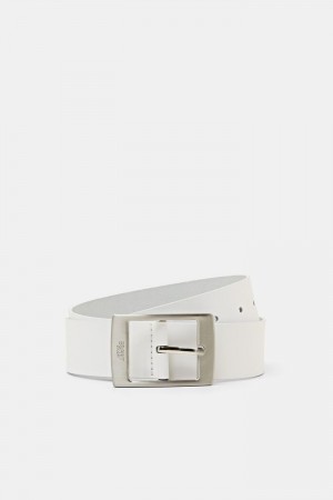 Dámské Pásky Esprit Belts Læder Bílé | HKR420381