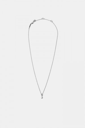 Dámské Šperky Esprit Dainty Sterling Silver Diamond Necklace Stříbrné | HUJ649817