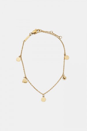 Dámské Šperky Esprit Lucky Charms Anklet,Stainless Steel Zlaté | VHB594308