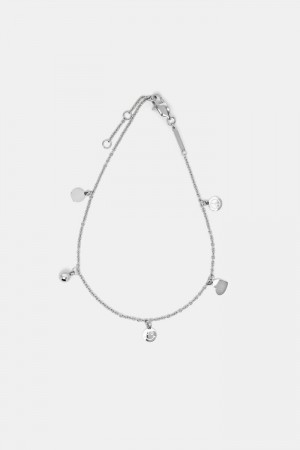 Dámské Šperky Esprit Lucky Charms Anklet,Stainless Steel Stříbrné | VUE273159