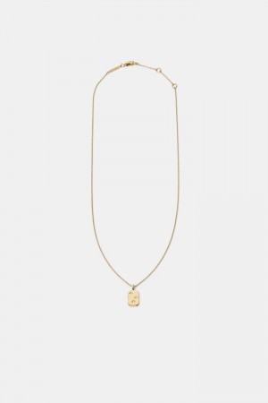 Dámské Šperky Esprit Necklace With Zirconia Pendant,Sterling Silver Zlaté | ONU314962