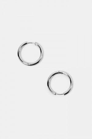 Dámské Šperky Esprit Small Hoop Earrings,Stainless Steel Stříbrné | GRH847132