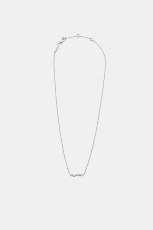 Dámské Šperky Esprit Sterling Silver Zirconia Pendant Necklace Stříbrné | NGT136742