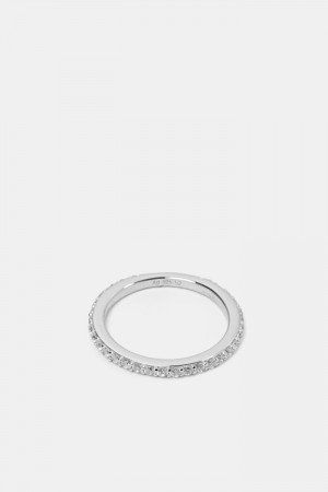 Dámské Šperky Esprit Sterling Silver Zirconia Ring Stříbrné | UVB682571