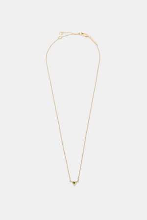 Dámské Šperky Esprit Triangle Charm Pendant Necklace Zlaté | TJI327506