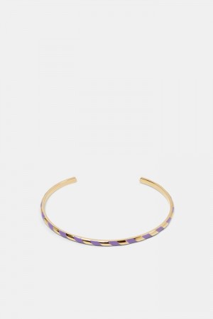 Dámské Šperky Esprit Two-tone Stainless Steel Bangle Fialové | YVS421967