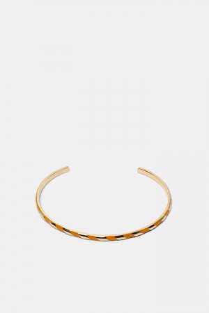 Dámské Šperky Esprit Two-tone Stainless Steel Bangle Oranžové | HEC751384