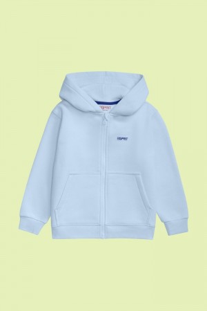 Dětské Mikina s Kapucí Esprit Logo Zip Up Blankyt | ROL310495