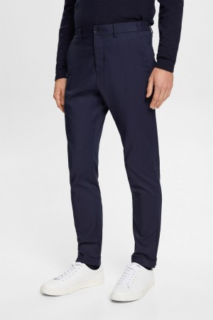 Pánské Blejzry Esprit Slim Fit Tmavě Blankyt | QXL169084