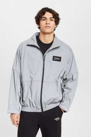 Pánské Bundy Esprit Oversized Windbreaker Šedé | VCO370251