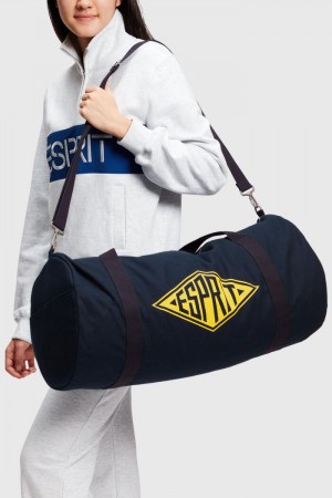 Pánské Tašky Esprit Large Duffle Tmavě Blankyt | LVS240935