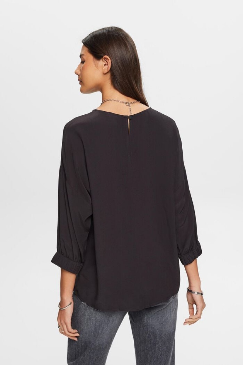 Dámské Blouses Esprit Loose Fit Černé | HTQ083697