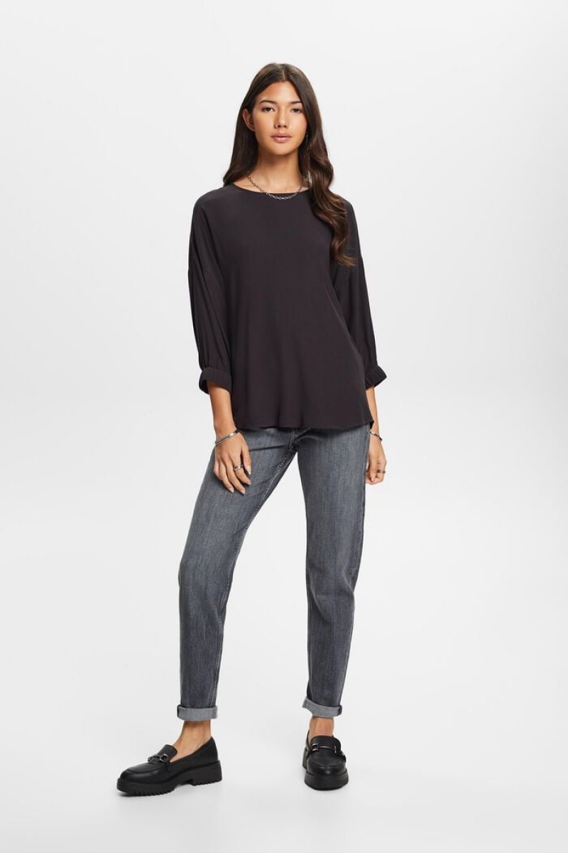 Dámské Blouses Esprit Loose Fit Černé | HTQ083697