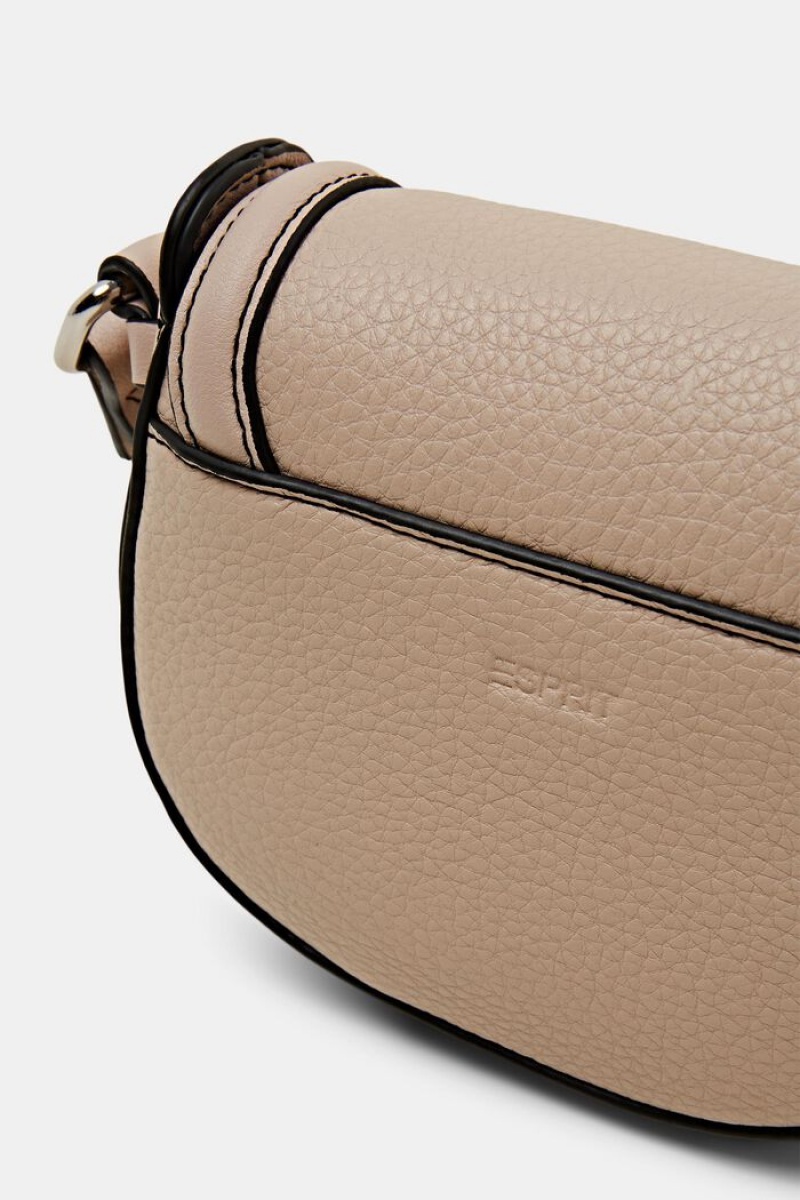 Dámské Crossbody Kabelky Esprit Faux Læder Světle Béžový | QMF369571