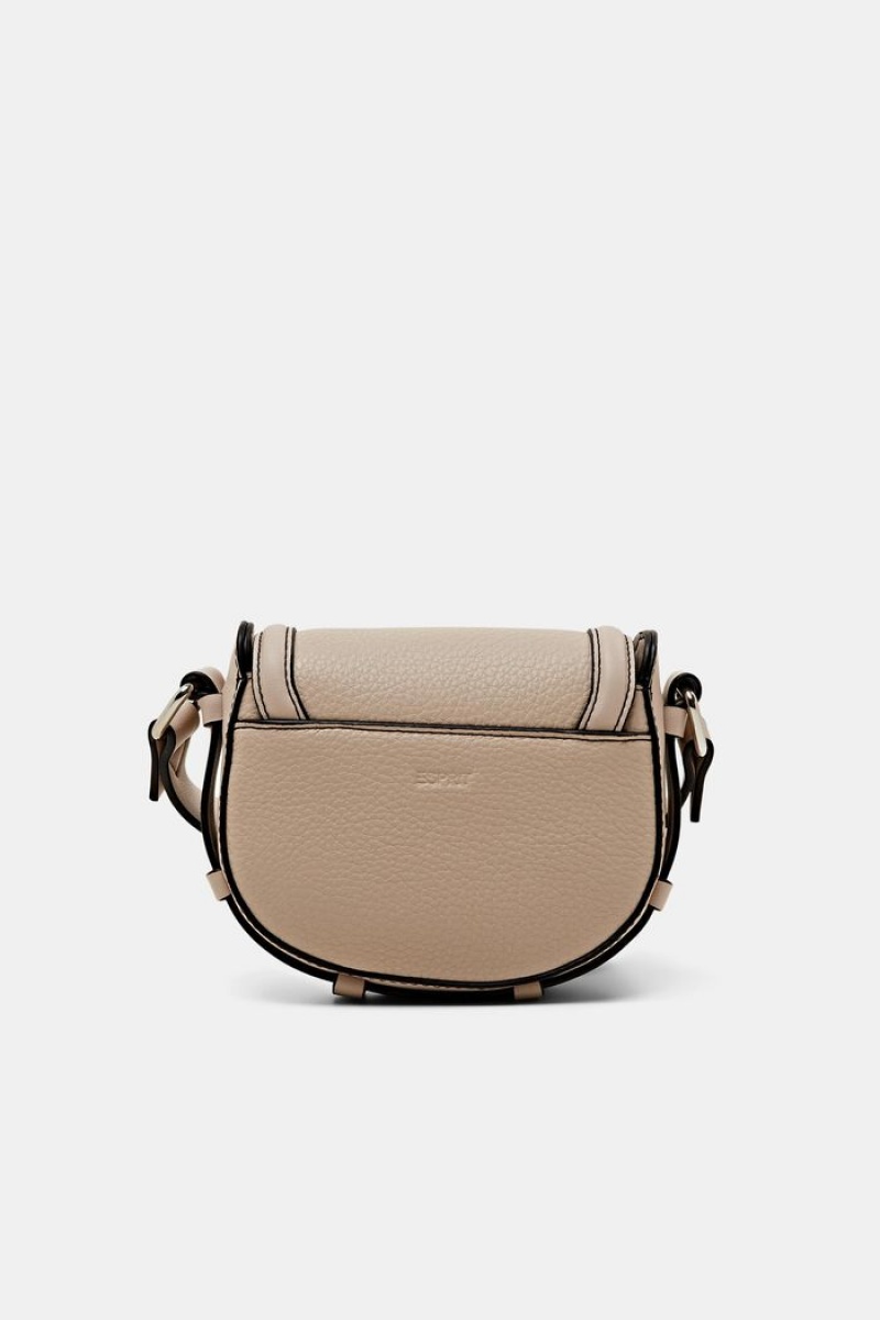 Dámské Crossbody Kabelky Esprit Faux Læder Světle Béžový | QMF369571