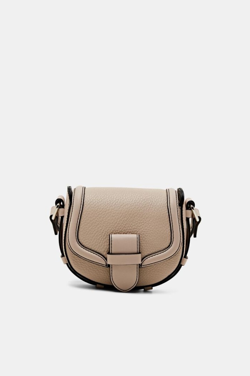 Dámské Crossbody Kabelky Esprit Faux Læder Světle Béžový | QMF369571