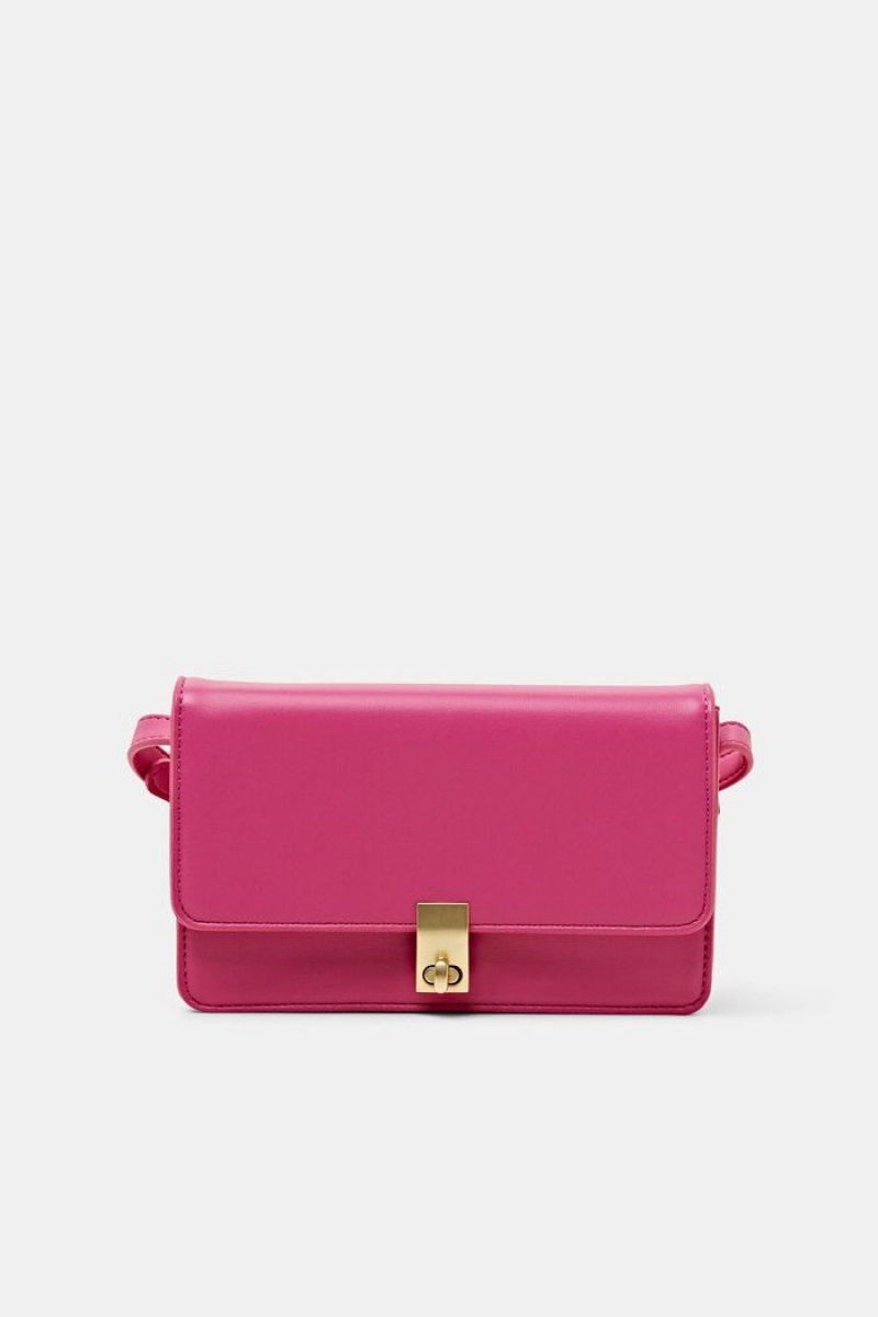 Dámské Crossbody Kabelky Esprit Turn Lock Růžové | EOM915627