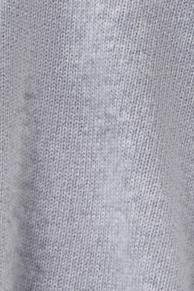 Dámské Jumpers Esprit Cashmere V-neck Šedé | BYL704253