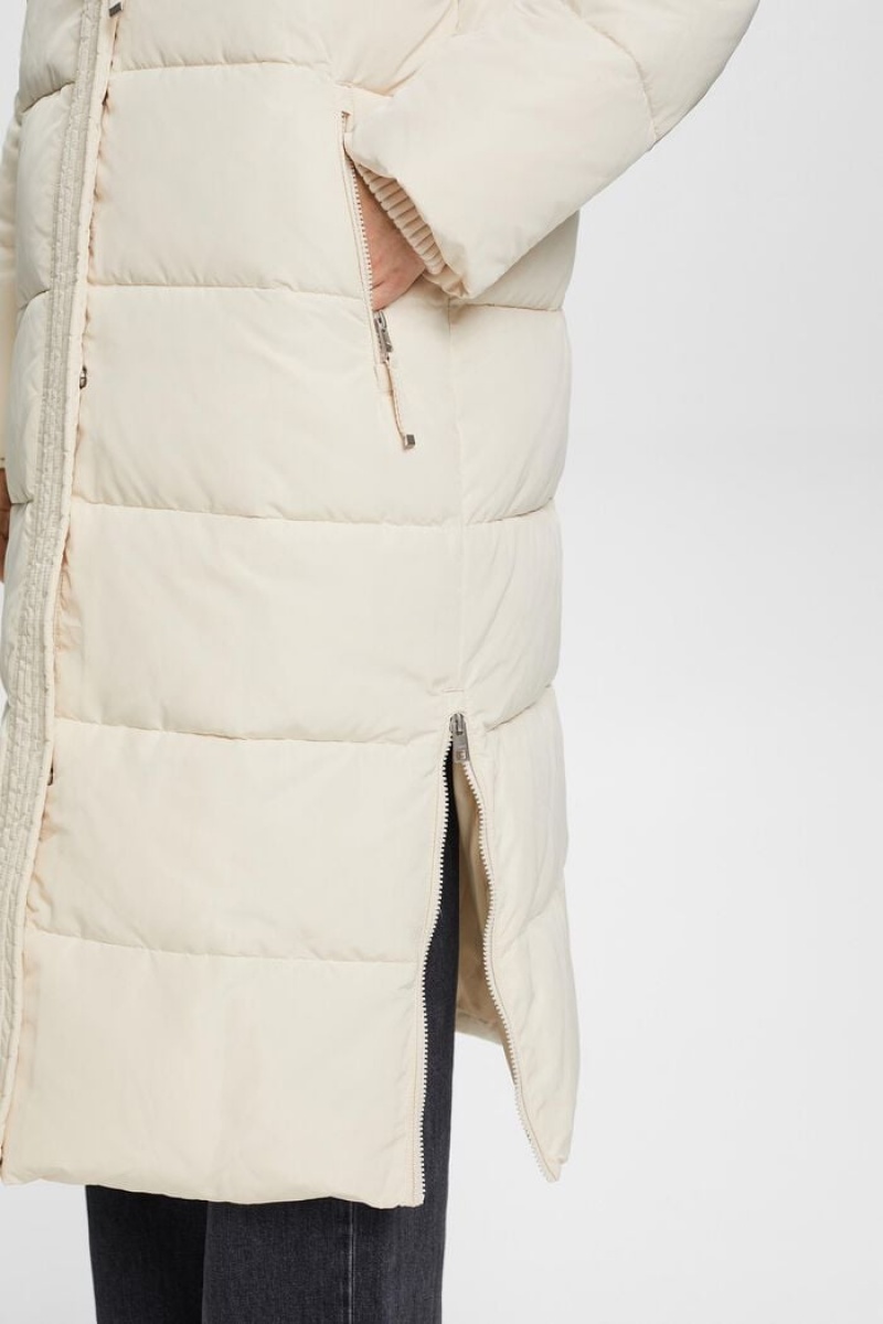 Dámské Kabáty Esprit Puffer Bílé | LQF923785