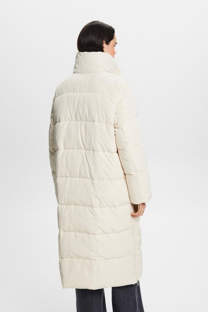 Dámské Kabáty Esprit Puffer Bílé | LQF923785