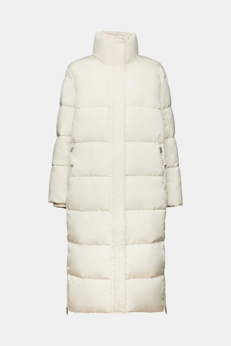 Dámské Kabáty Esprit Puffer Bílé | LQF923785