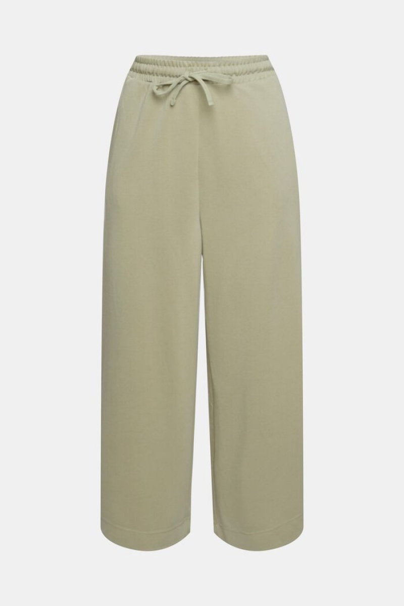 Dámské Kalhoty Esprit Culottes Made Of Soft Fabric Světle Hnědožlutý | XYL637891