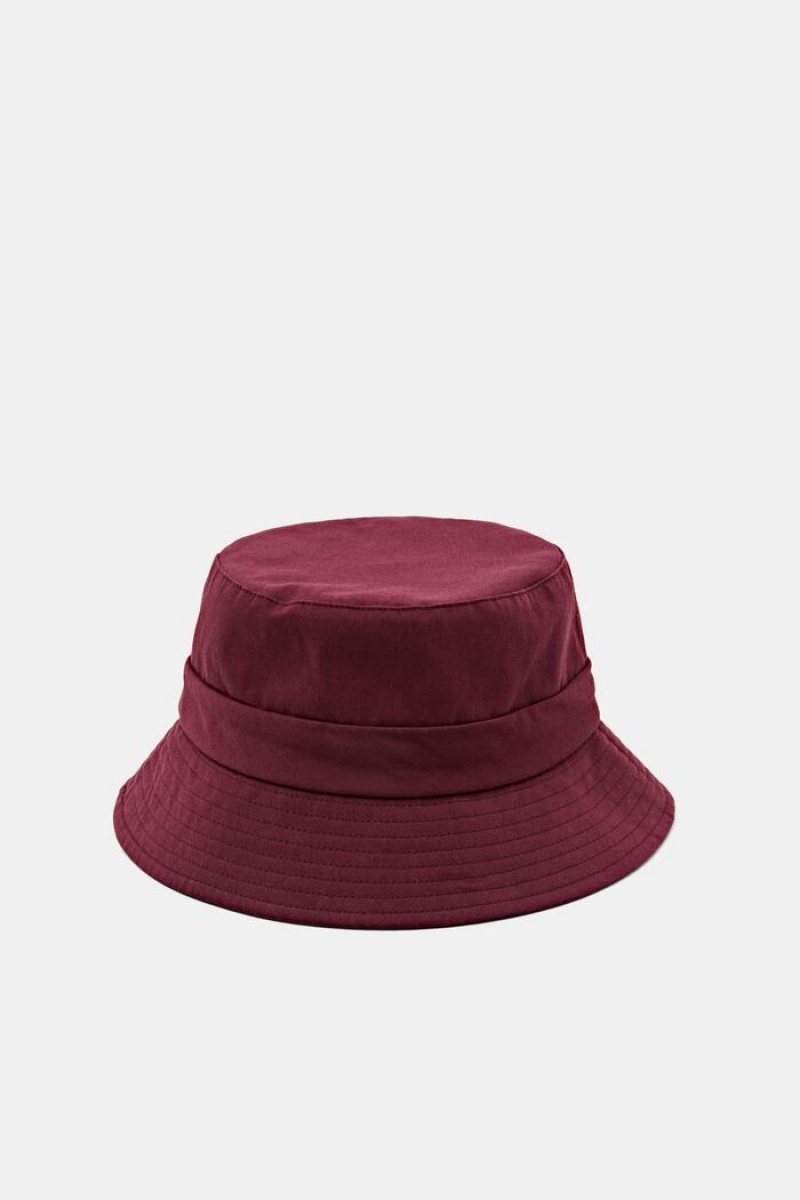 Dámské Klobouky Esprit Tie Bow Twill Bucket Fialové | HAX264059