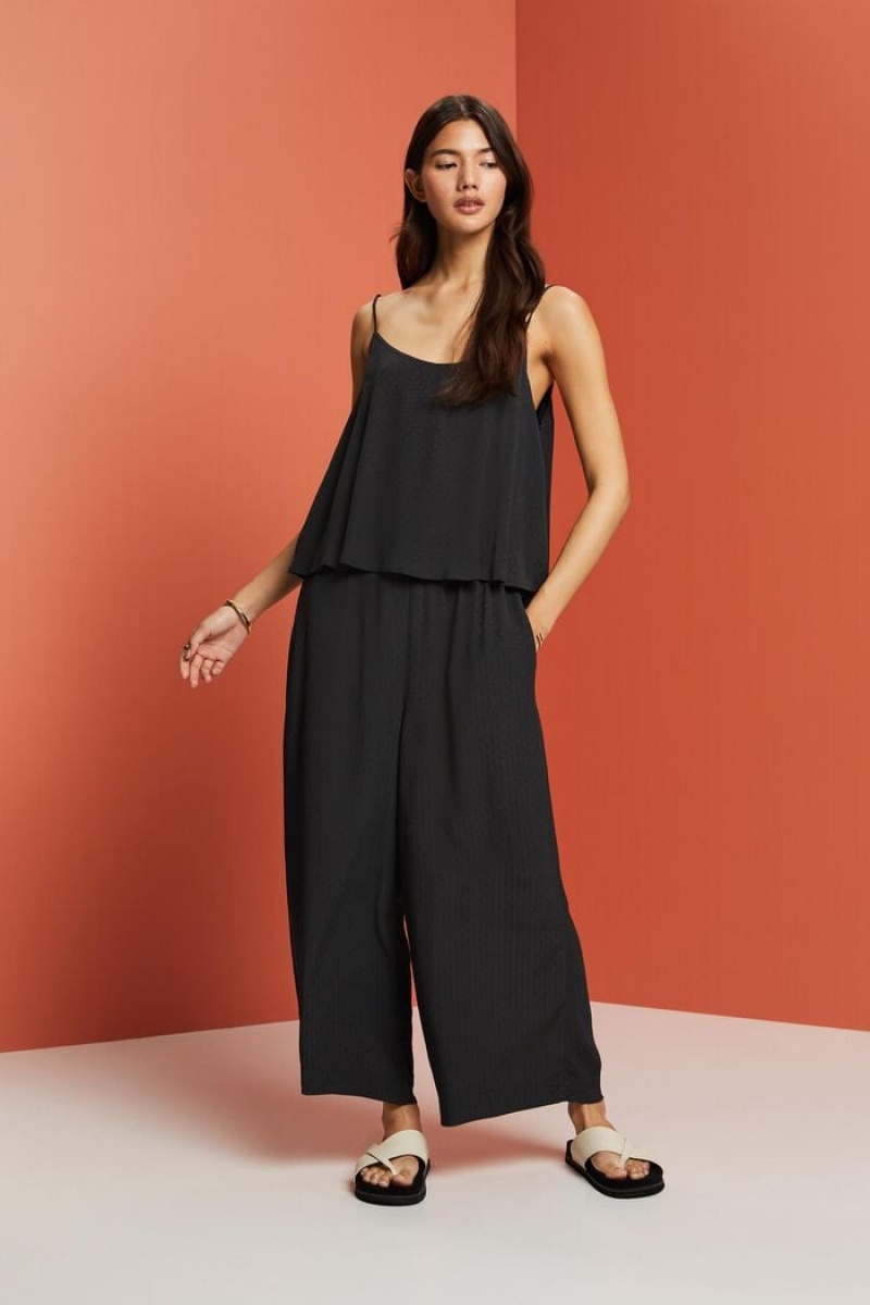 Dámské Kombinéza Esprit Overalls Woven Tmavě Šedé | PWF410826