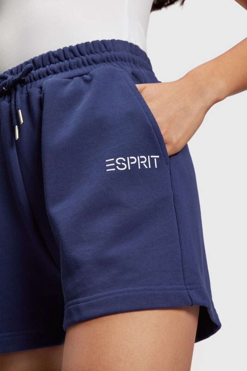 Dámské Kraťasy Esprit Jersey Tmavě Blankyt | NFH623918