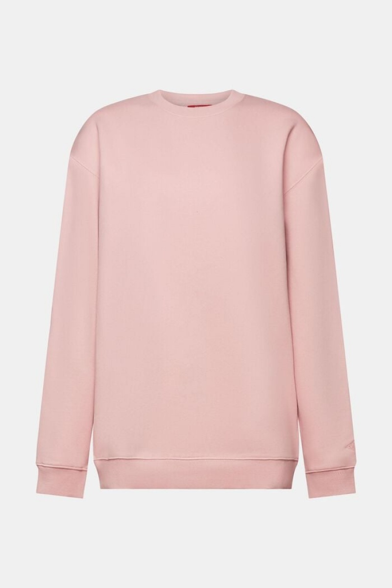 Dámské Mikiny Esprit Bavlněné Blend Pullover Růžové | XDG125809