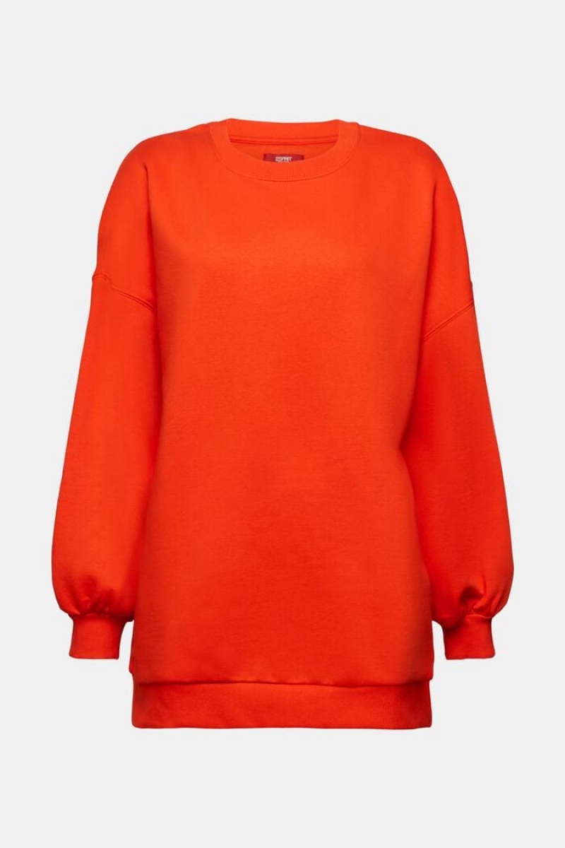 Dámské Mikiny Esprit Fleece Crewneck Světle Oranžové | FMS564830