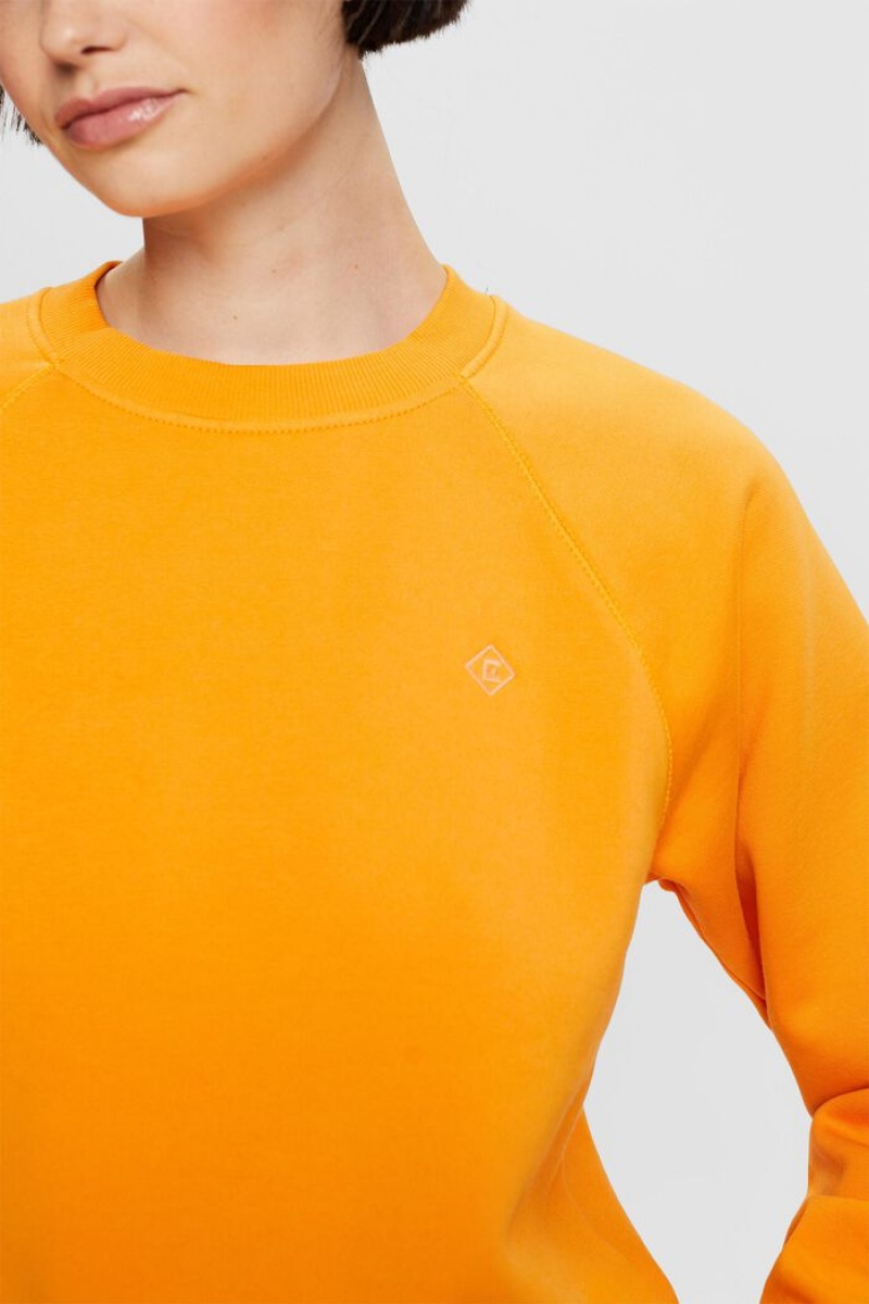 Dámské Mikiny Esprit Logo Oranžové | BXW960381