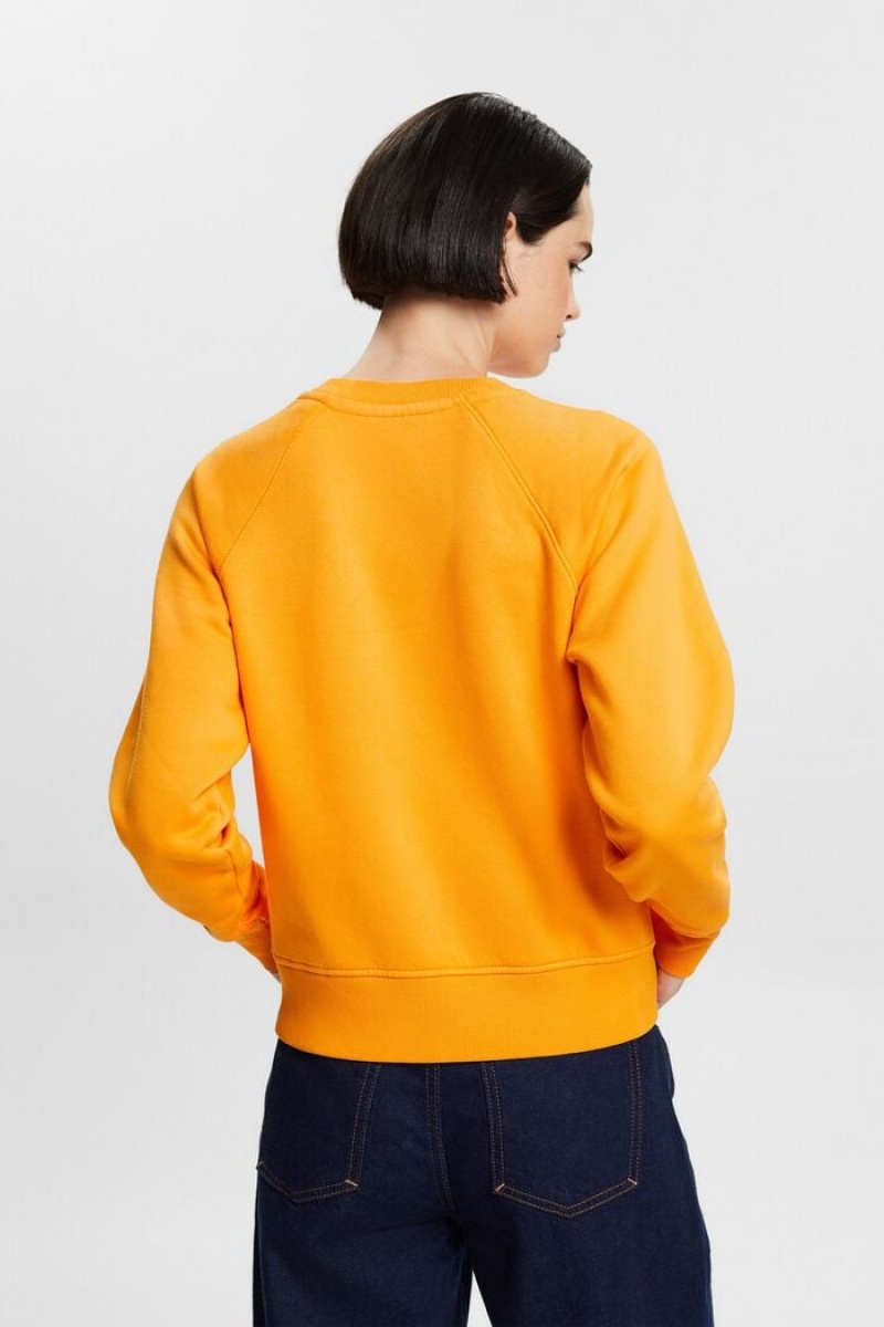 Dámské Mikiny Esprit Logo Oranžové | BXW960381