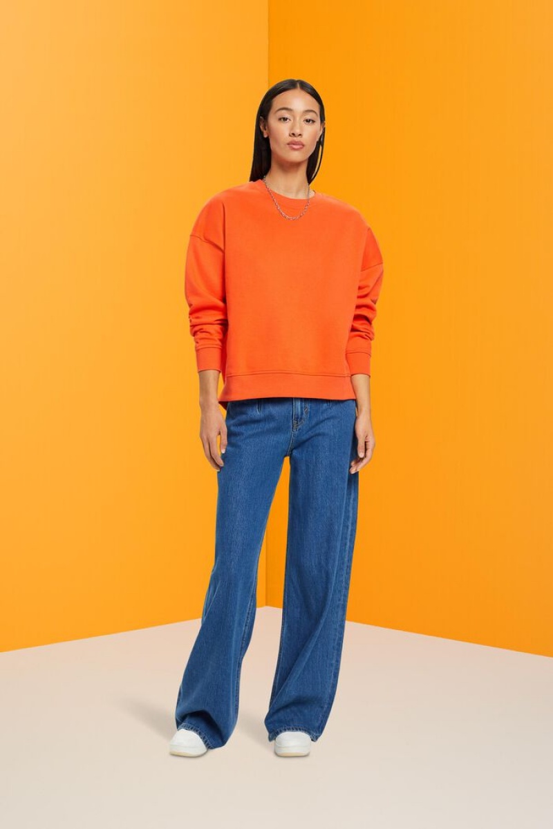 Dámské Mikiny Esprit Oversized Oranžové Červené | ZEV208471