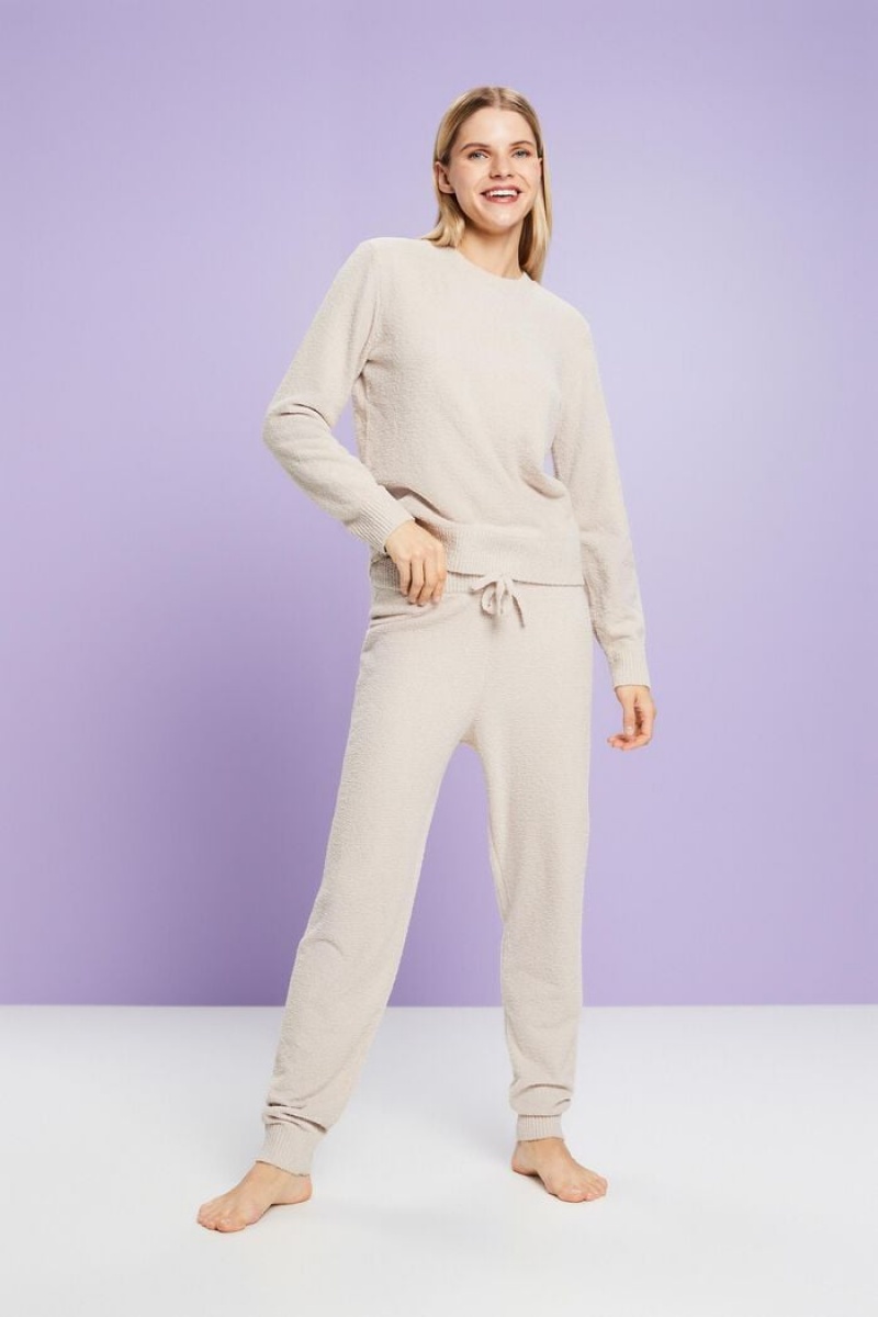 Dámské Noční Prádlo Esprit Fuzzy Loungewear Hnědé | CIW327168