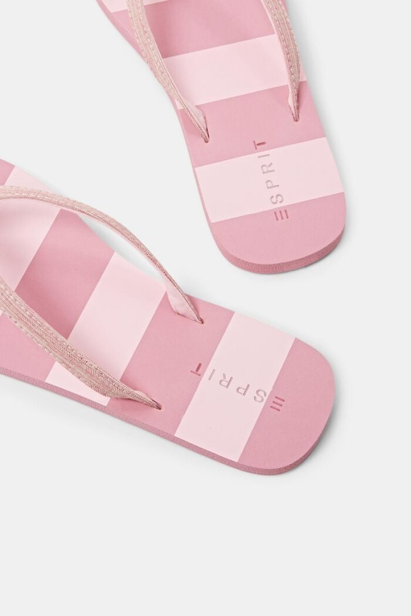 Dámské Pantofle Esprit Slip Slops With Textilní Straps Růžové Fuchsie | KVU897630