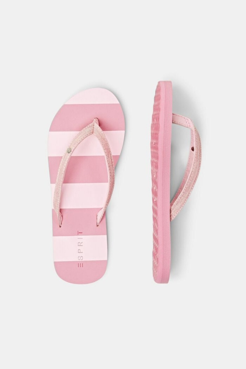 Dámské Pantofle Esprit Slip Slops With Textilní Straps Růžové Fuchsie | KVU897630