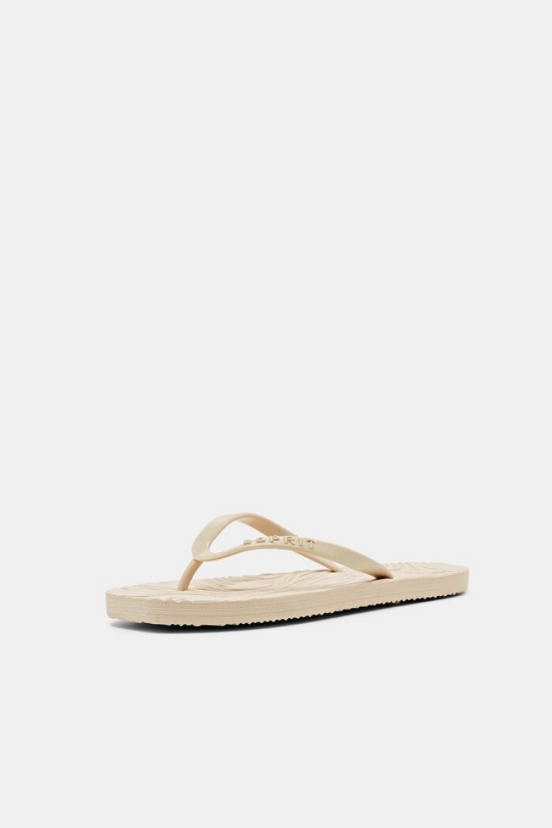 Dámské Pantofle Esprit Trendy Slip Slops Béžový | CFO517842