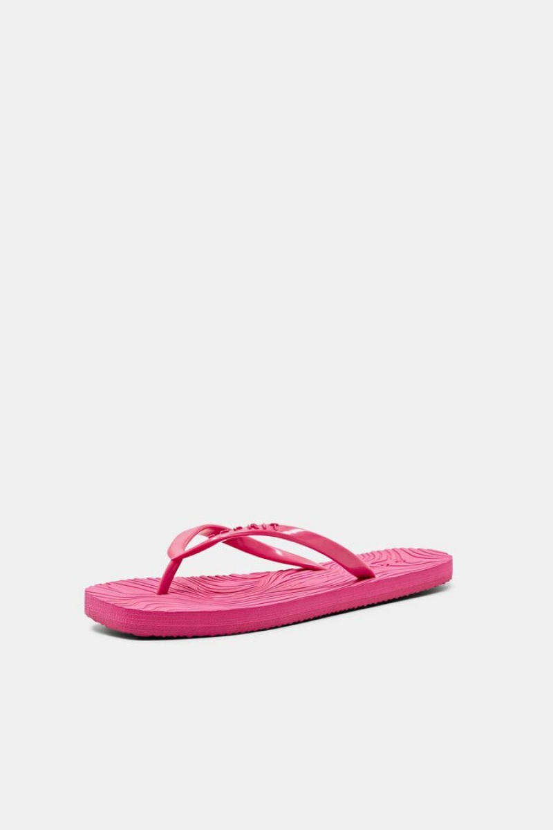 Dámské Pantofle Esprit Trendy Slip Slops Růžové Fuchsie | KRH031724