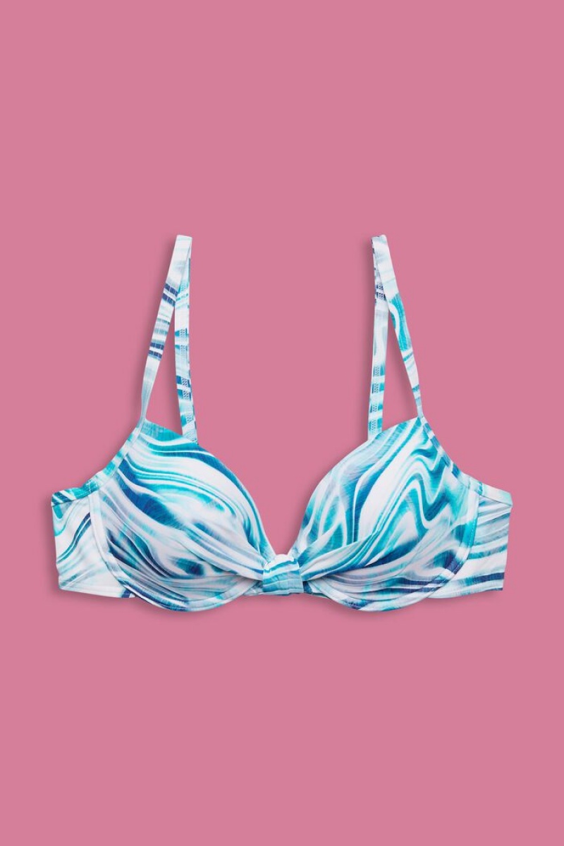 Dámské Plavky Esprit Wave Print Viacfarebný | CGB078625