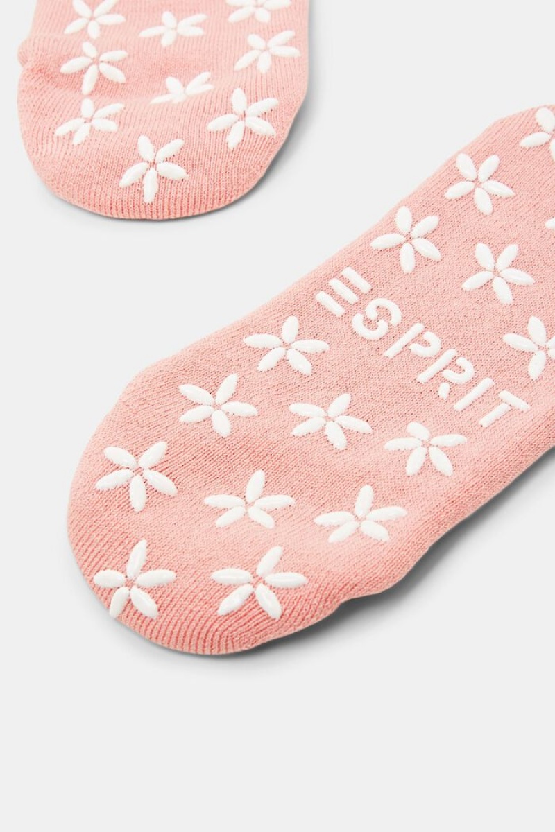 Dámské Ponožky Esprit Non-slip Krátké,Organic Bavlněné Blend Růžové | SMG705146