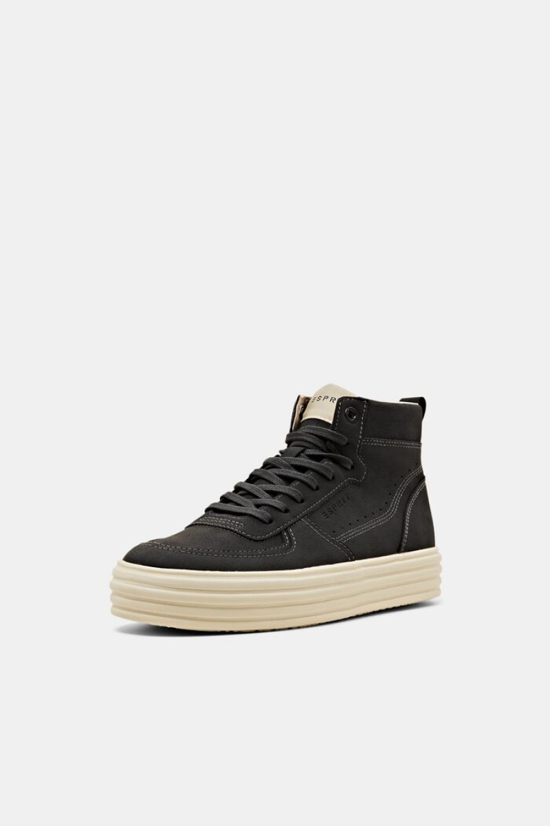 Dámské Sportovní Boty Esprit High-top Černé | QJR759403