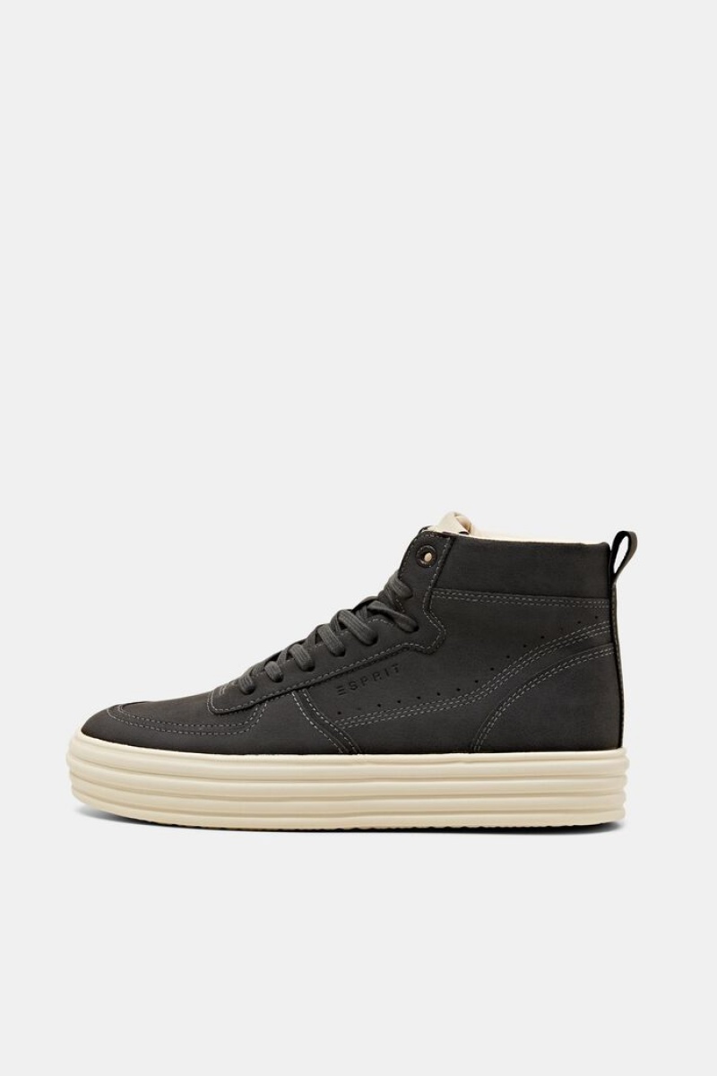 Dámské Sportovní Boty Esprit High-top Černé | QJR759403