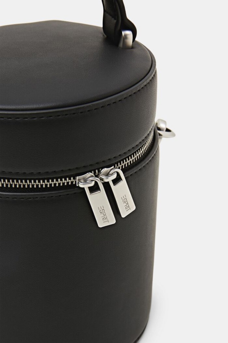 Dámské Tašky Esprit Cylindrical Bucket Černé | CJN708526