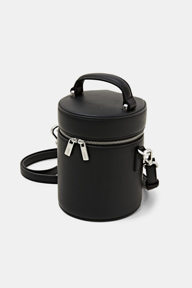 Dámské Tašky Esprit Cylindrical Bucket Černé | CJN708526